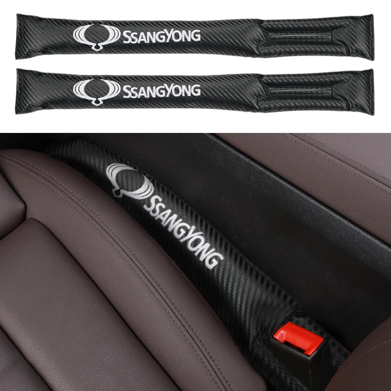

Car Interior Seat Gap Plug Filler LeakProof Pads Auto Accessories For Ssangyong kyron Rexton korando Actyon Sports G4 2 Tivolan