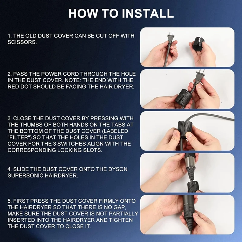 Сменный фильтр для пылесоса Dyson Supersonic HD01 HD03 HD08 HD15