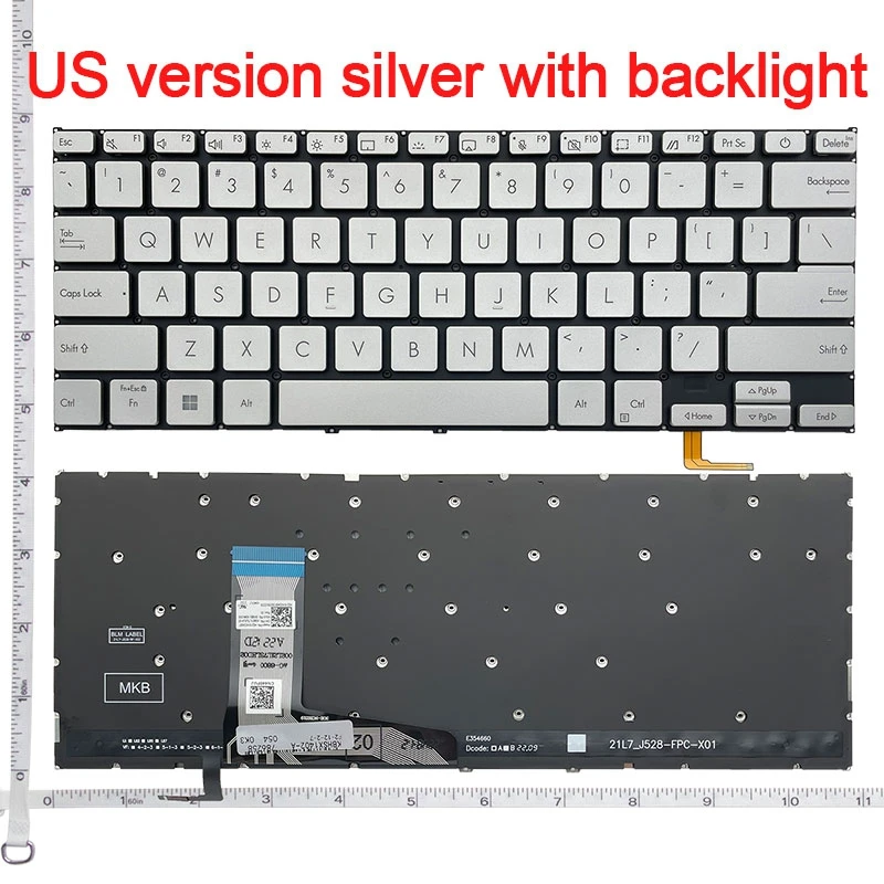 Новая американская клавиатура для ноутбука с подсветкой Asus VivoBook F1402 M1403 X1403Z ADOL14Z