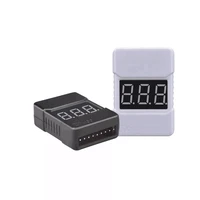 bx100 1 8s lipo li ion battery voltage tester check monitor rc low voltage buzzer alarm for 1 8s lipoli ionlimnli fe
