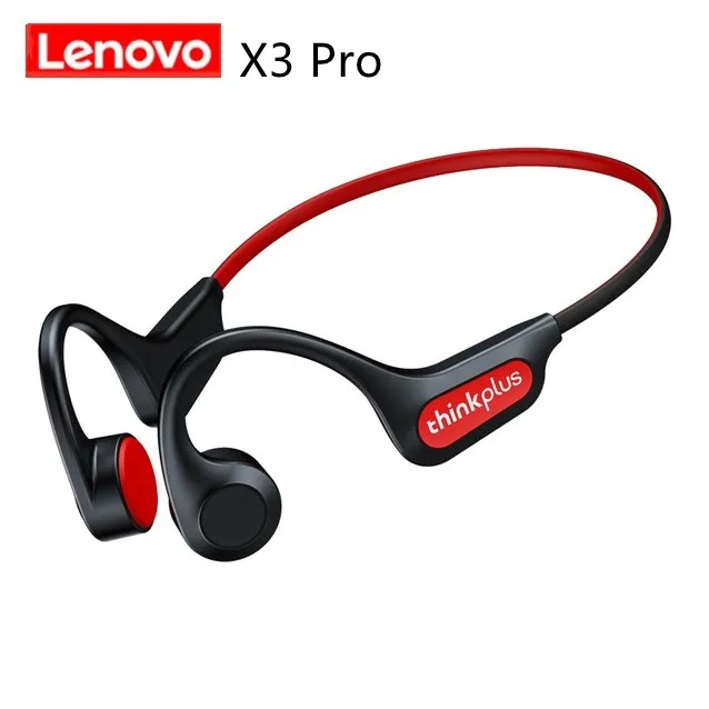 

Оригинальные Bluetooth наушники Lenovo X3/X3 Pro/X4 костной проводимости, Спортивная гарнитура для бега, водонепроницаемые беспроводные наушники для в...