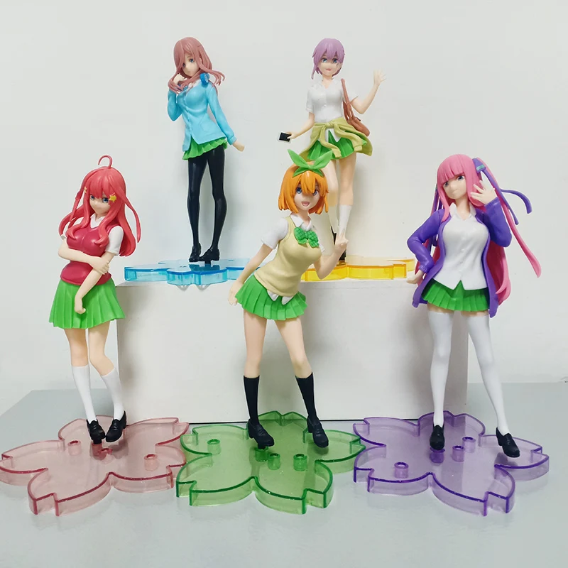 

18cm The Quintessential Quintuplets Anime Figure Nino Nakano Action Figure Miku Nakano Figure Collection Model Doll Toys