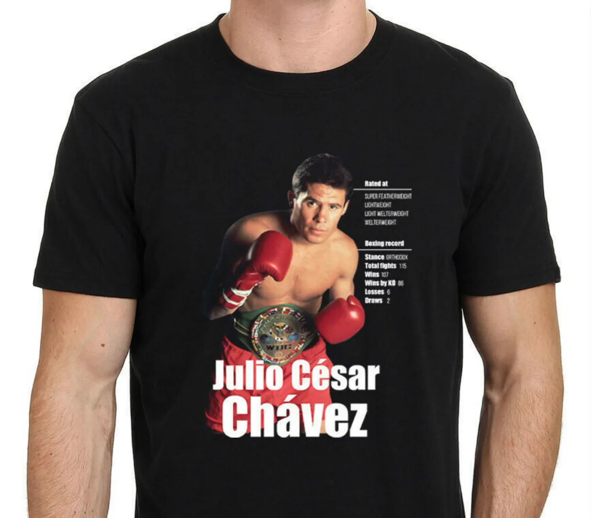 

Julio Cesar Chavez Boxing Legend T Shirt. Short Sleeve 100% Cotton Casual T-shirts Loose Top Size S-3XL