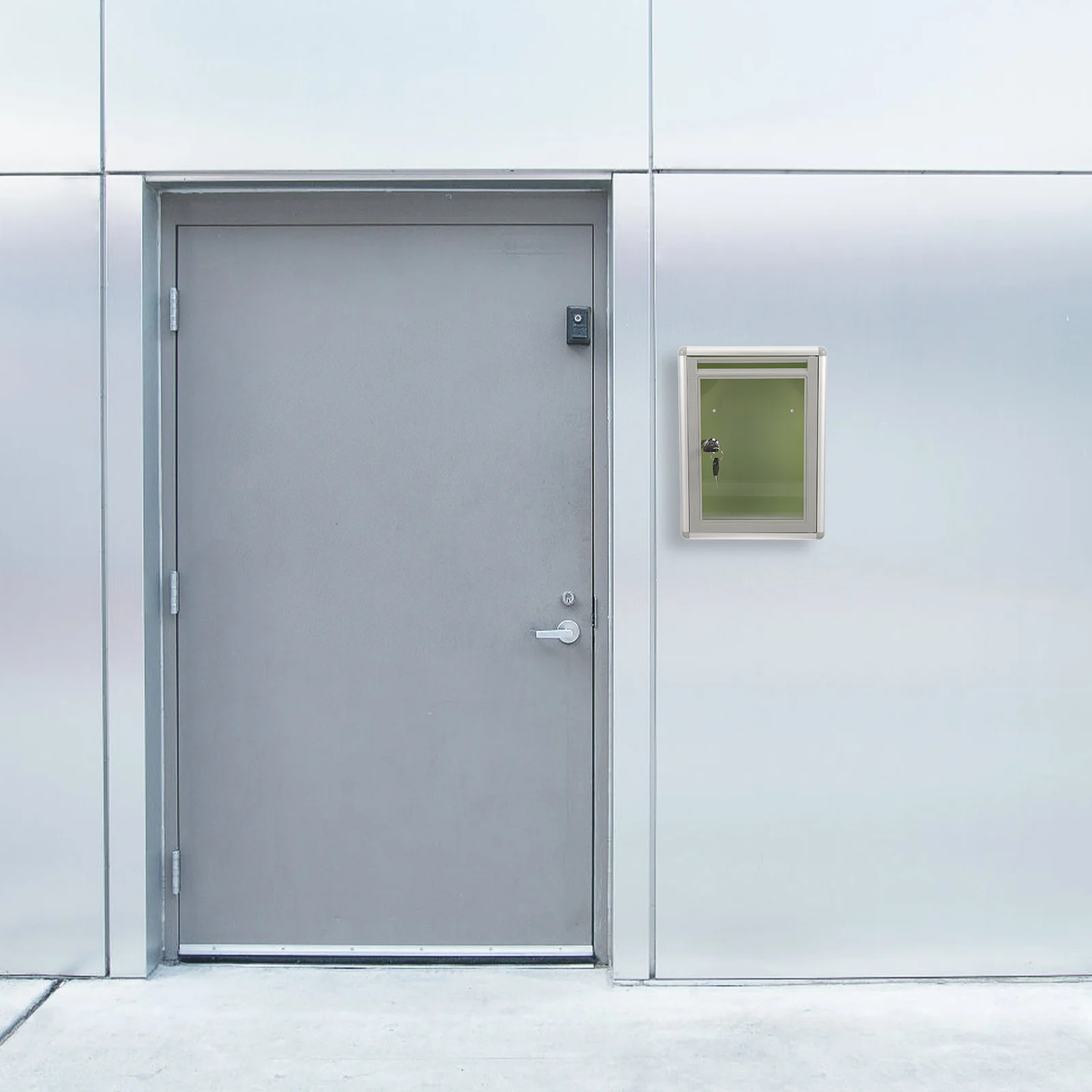 Прозрачный почтовый ящик Официальная настенная подставка для журналов с замком