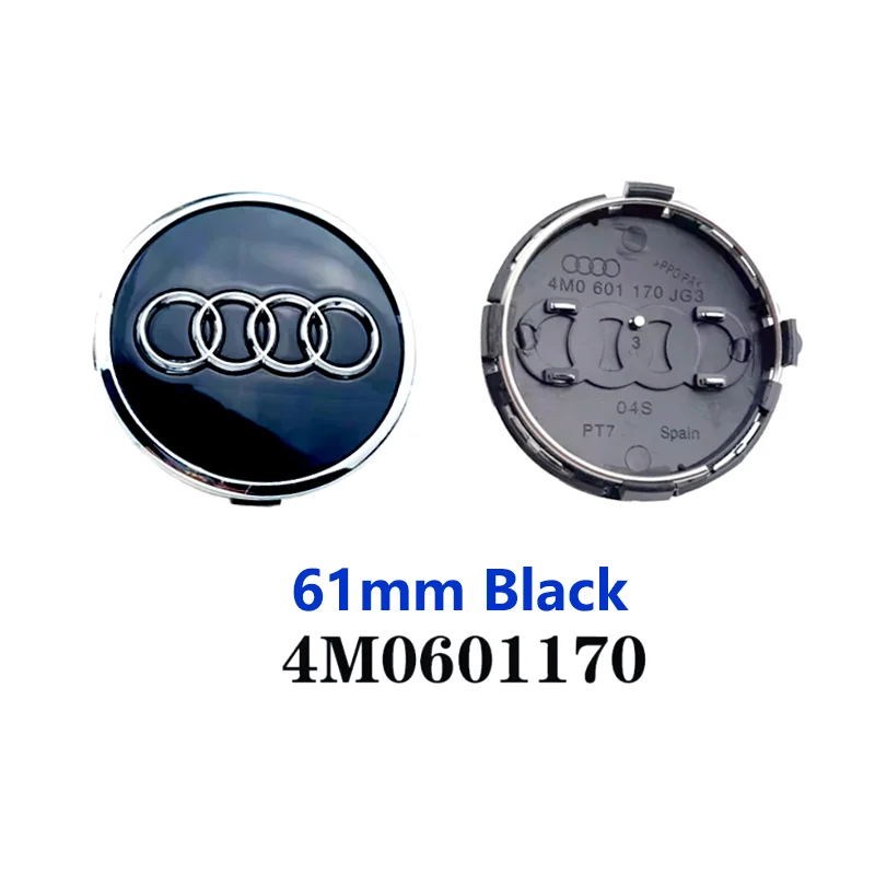 100 шт. для Audi A4 A6 A5 Q5 Q3 Q7 S3 S4 S5 S6 центральные колпачки автомобильных колес наклейка