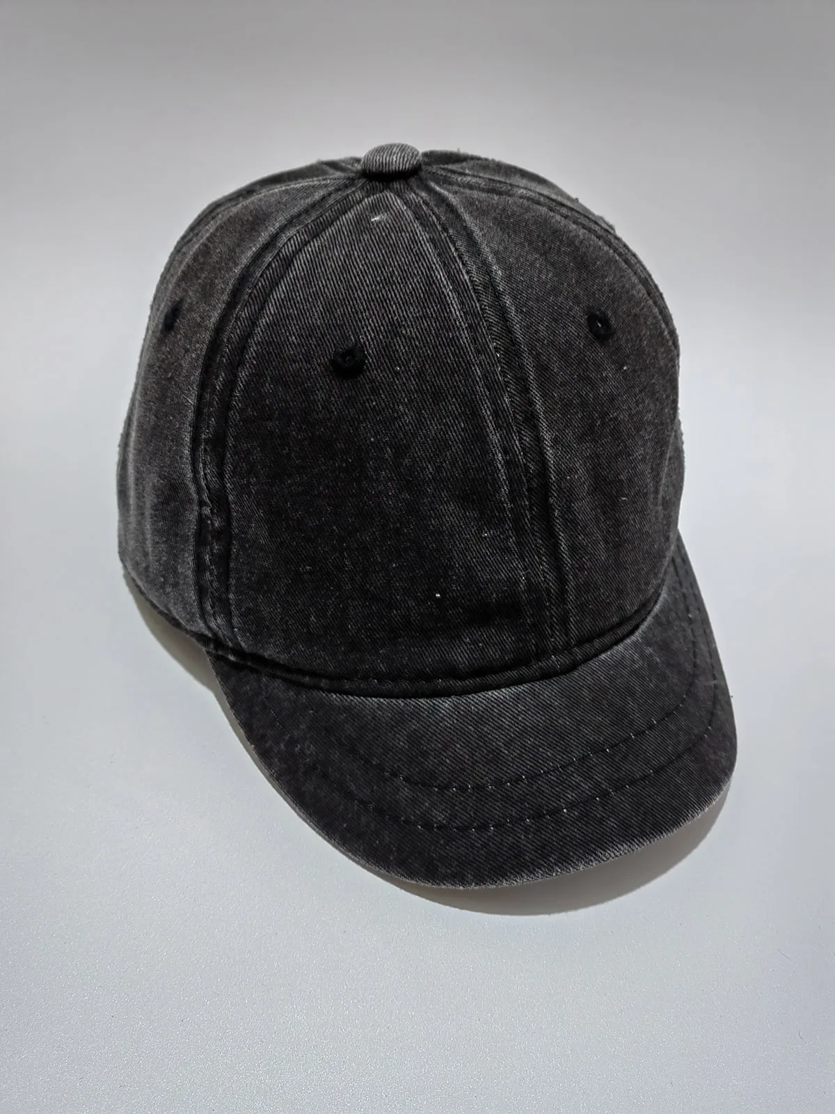 Fashion Black Baseball Cap For Men And Women Cotton Solid Color Snapback Hat Spring Summer Soft Top Sun Short Visor Cap Unisex