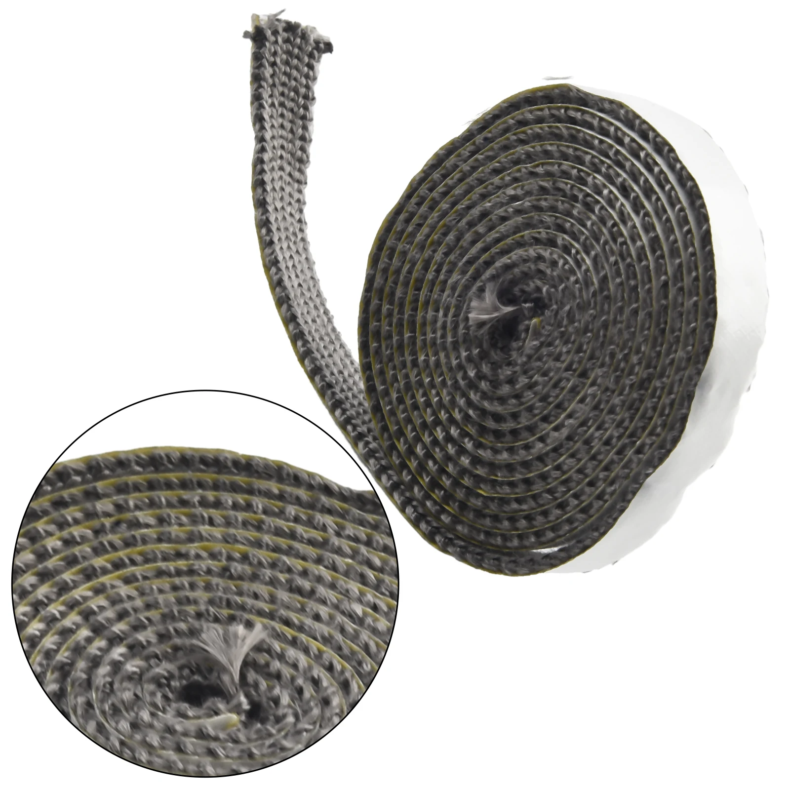 Клейкий уплотнитель из стекловолоконной веревки черная плита/пожарная веревка