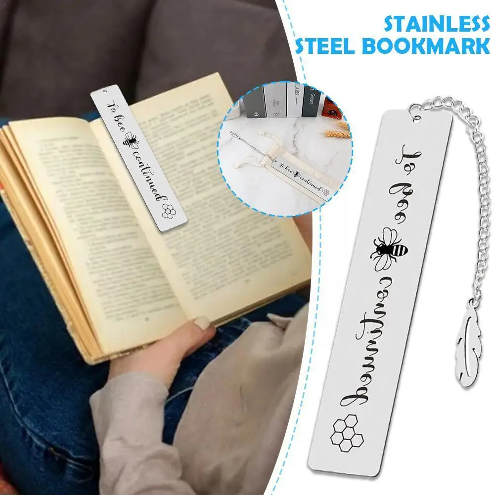 

Creative Lettering Metal Bookmark With Leaf Pendant Book Student Book Teacher's Page Reading Gifts Day Souvenir Mark Statio Y1N5