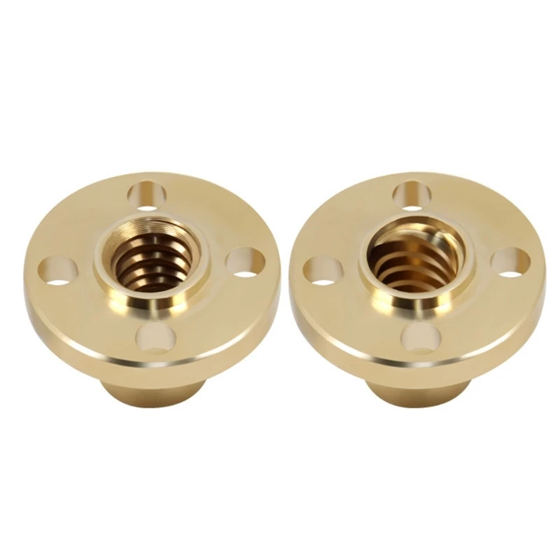 

Y9RF, 1 шт., латунная гайка T8, 2 мм, 8 мм для винта T8, трапециевидная направляющая деталей для 3D принтера