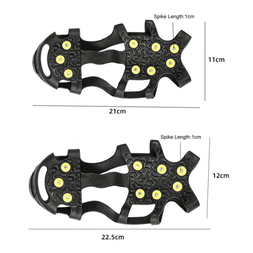 Ледяные бутсы для ходьбы по снегу тяговые кошки обуви и ботинок нескользящие