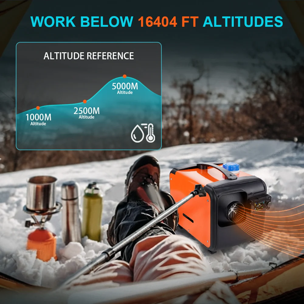 Автомобильный дизельный обогреватель 12 В 24 220 все в одном 2 кВт-8 кВт Bluetooth