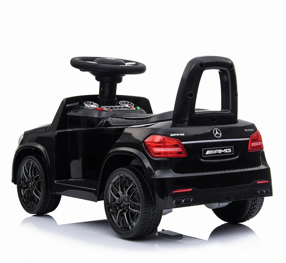 Электромобиль каталка Mercedes AMG GLS63 + пульт управления HL600 LUX BLACK|Каталки-пушкары