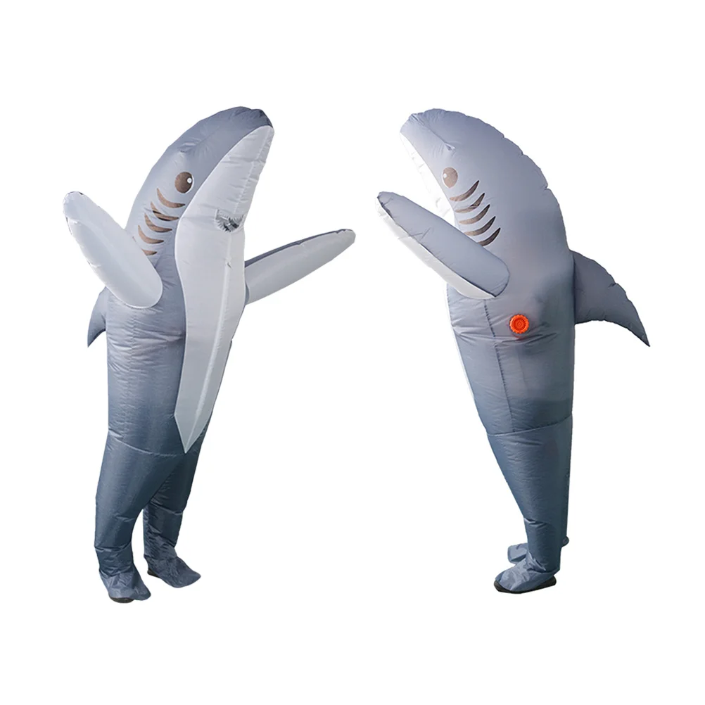 

Blue Suit Dolphin Inflatable Clothing Party Fancy Dress Cartoon Costume Outfit Child