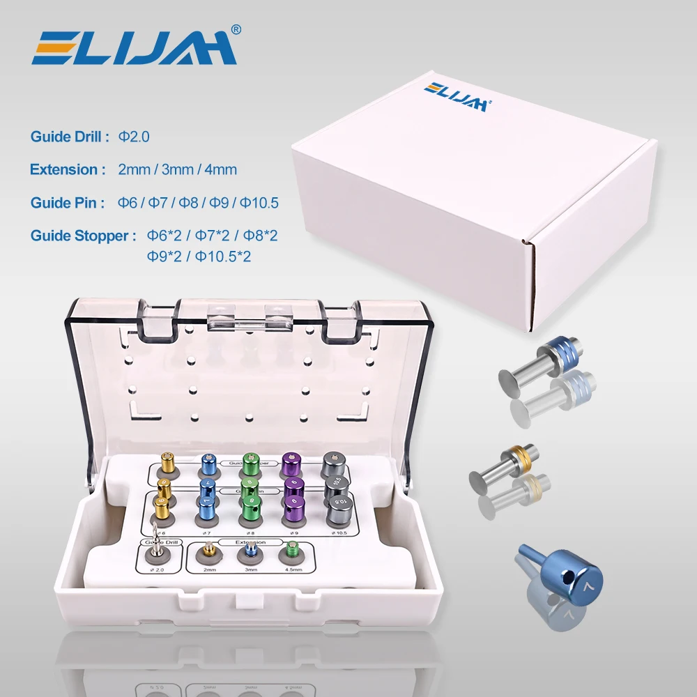 ELIJAH направляющая для зубных имплантатов титановая хирургия дрель