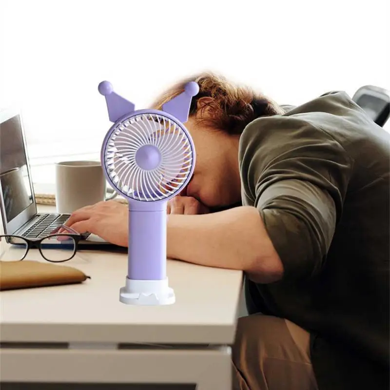 

Mini Fan Student Cartoon Mute Portable Fan Student Fan Office Small Electric Fan