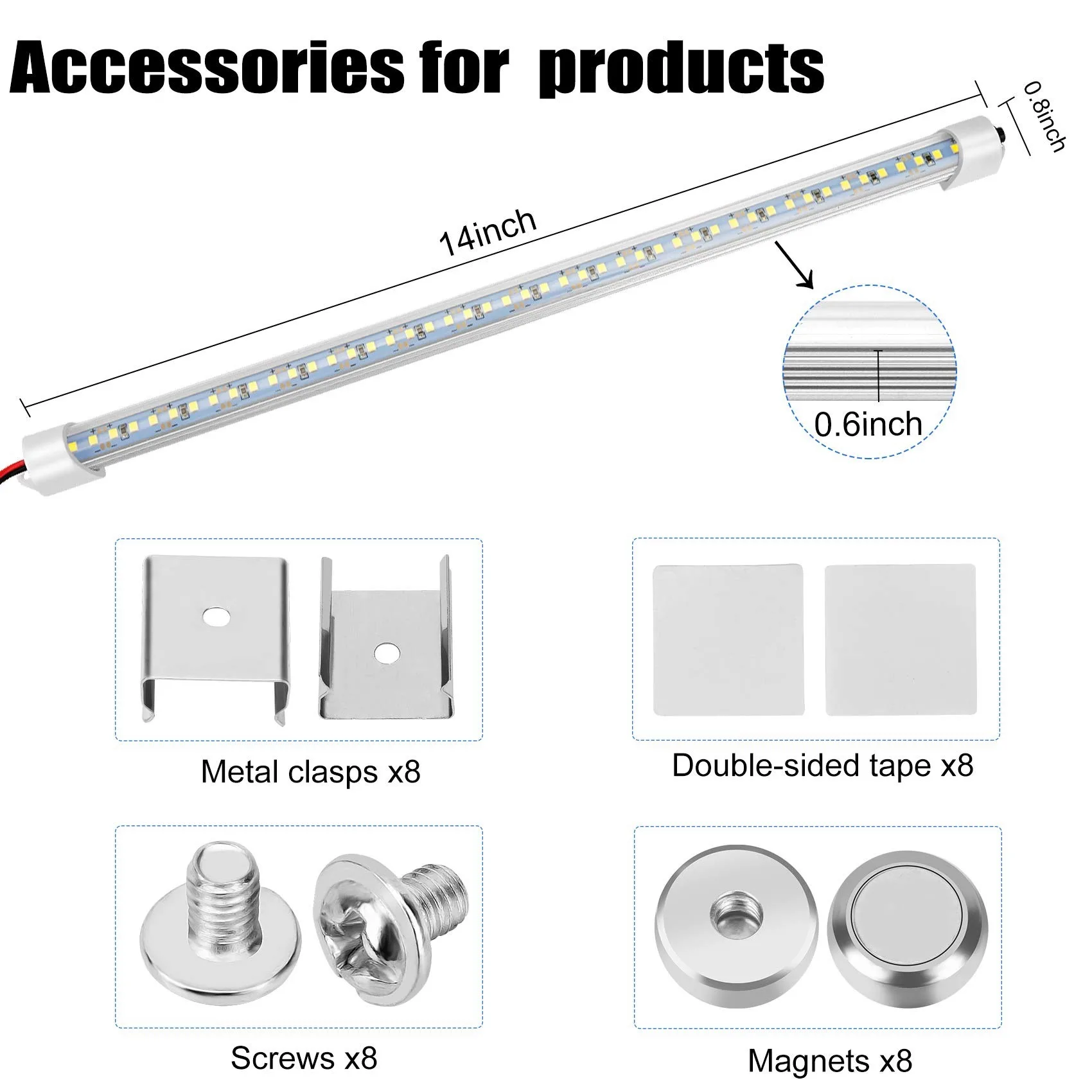 Осветительная полоса 12 В внутренняя стандартная осветительная 48 светодиодов с