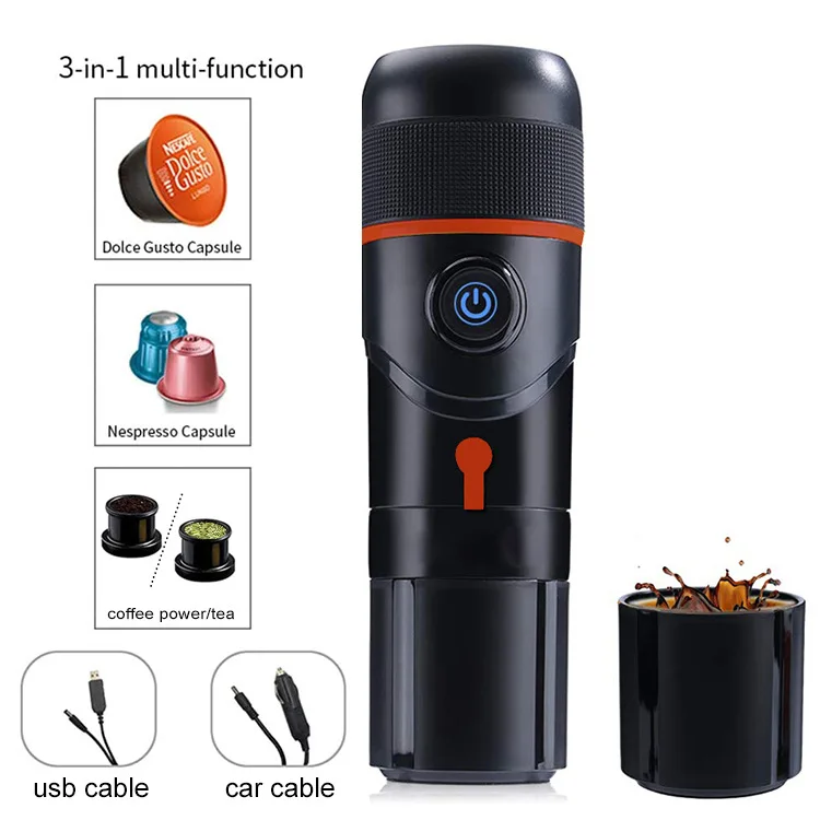 

Car Capsule Coffee Machine Electric Outdoor Portable Travel Household Espresso Machine