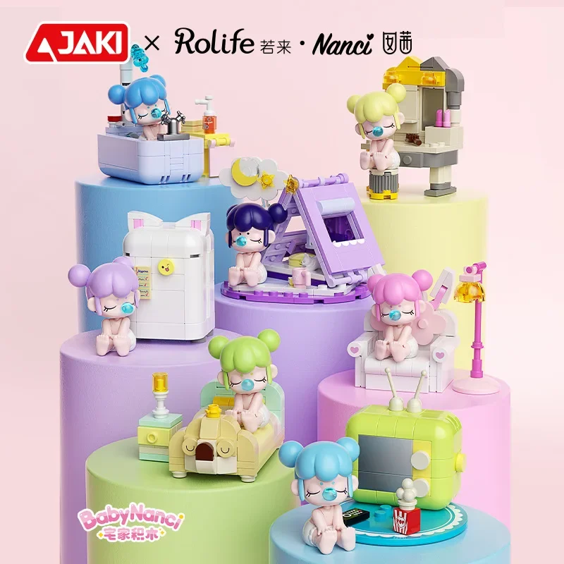 Конструктор Nanci в китайском стиле настольное украшение для поэзии пазл сборки