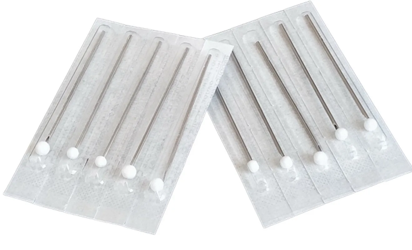 

100Pcs 18G 20G Mixed Size Sterile Body Piercing Needles Medical Tattoo Needle for Navel Nipple Lip Navel Ring Kit Surgical Steel