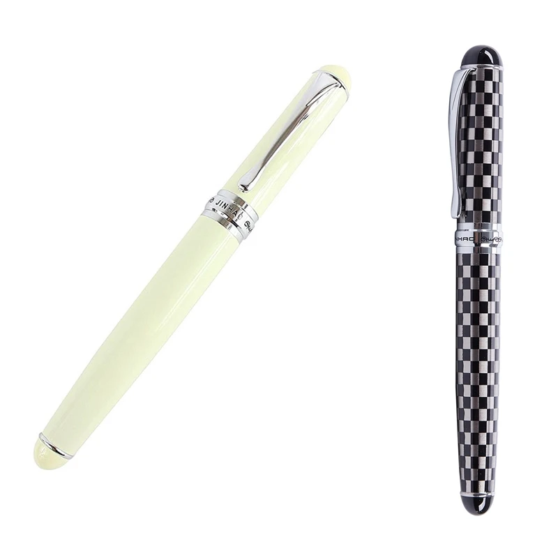 

Ручка перьевая Jinhao X750, каллиграфическая перьевая ручка (элегантная белая), для офиса и бизнеса