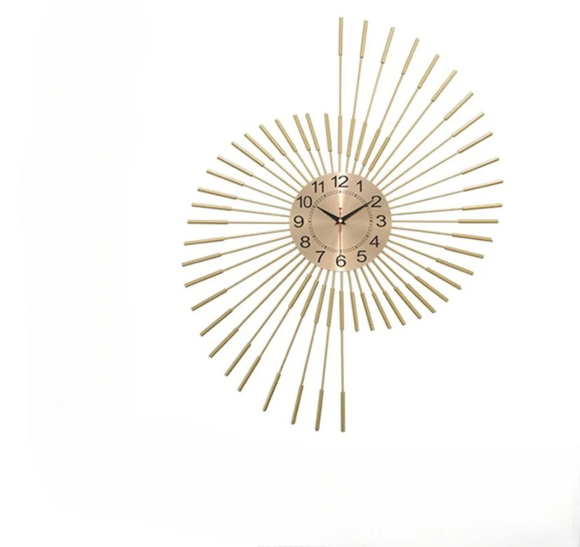 Павлин с открытым экраном аксессуары для дома часы из кованого железа украшение