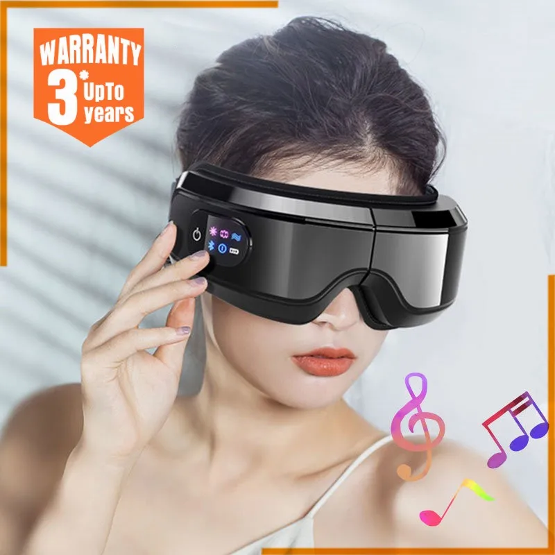 

Xiaomi Heating Eye Massager 16D Airbag Massage Eyes Mask With Music Vibration Migraines,Dry Eye,Eye Strain,Dark Circles Relief