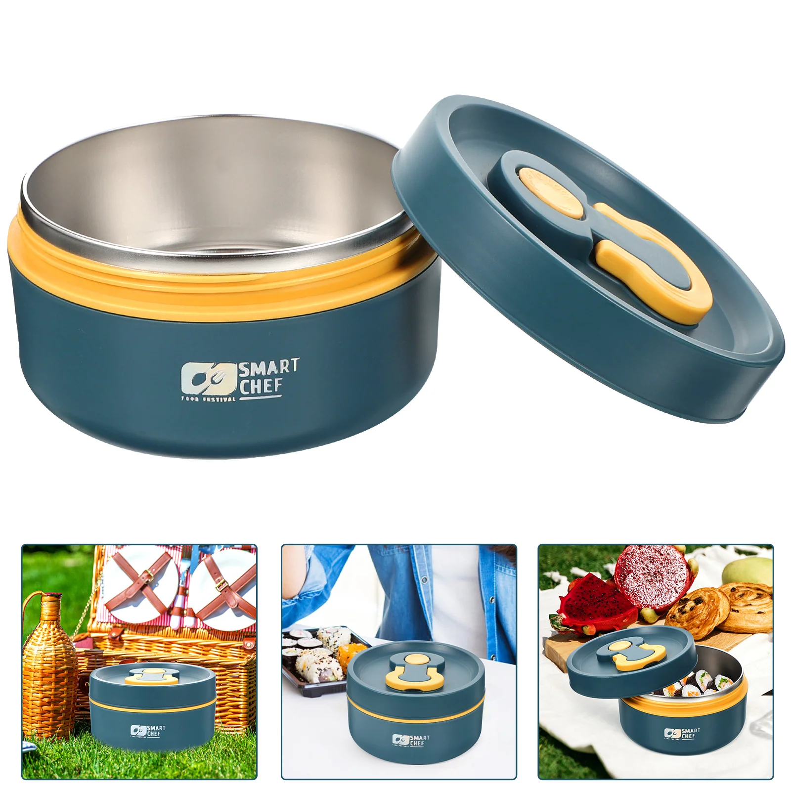 

Handheld Food Storage Box Portable Meal Box Household Food Container Lunch Supply