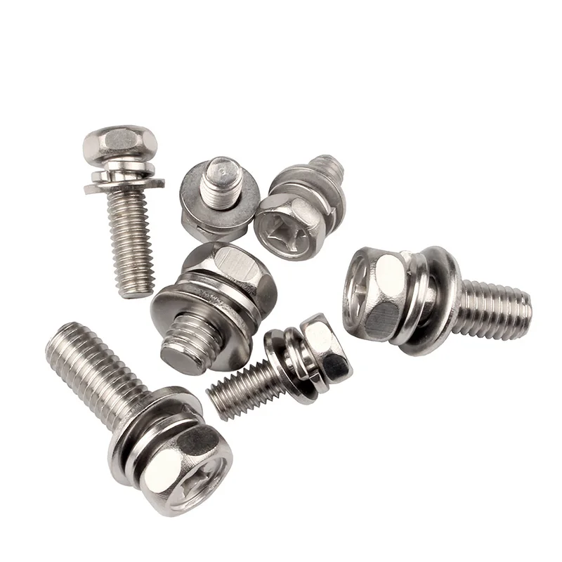 Болты из нержавеющей стали морского класса A4-316 полные шайбы винты с полной