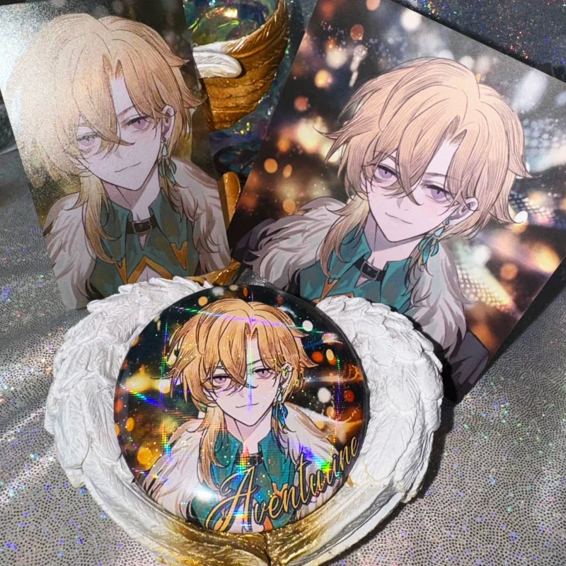 Honkai:Star Rail Aventurine Acheron Black Swan оригинальный 3 шт./комплект FanWorks квадратная карта +