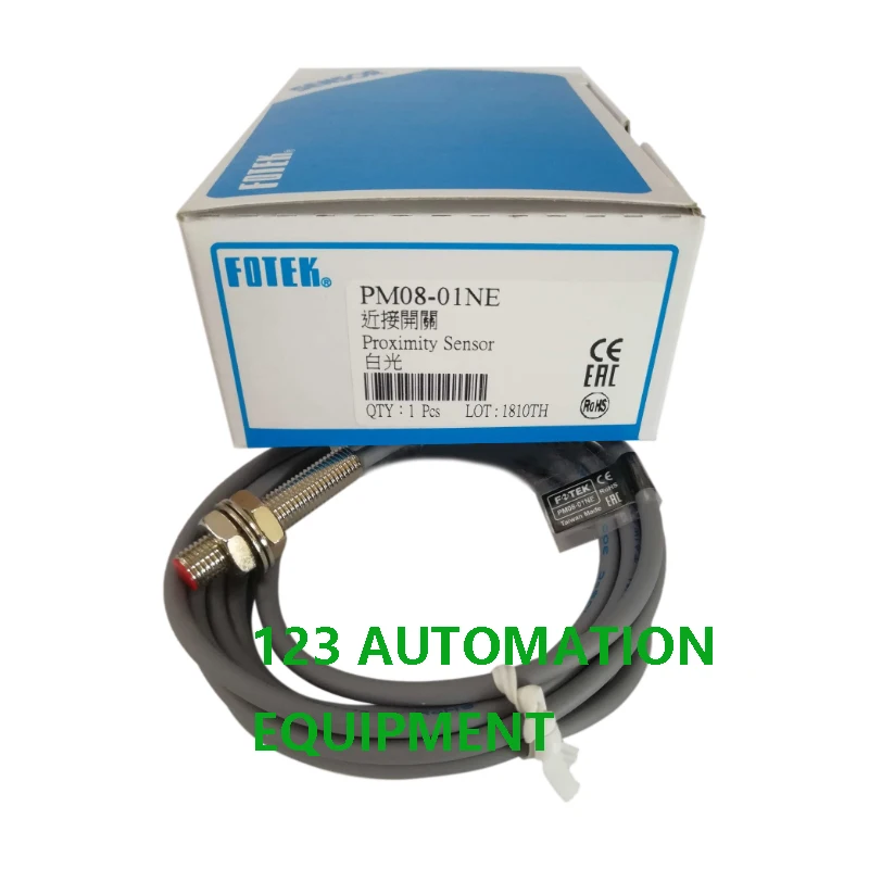 Оригинальный Новый индуктивный датчик приближения FOTEK PM08-01NE 01PE 02NE 02PE