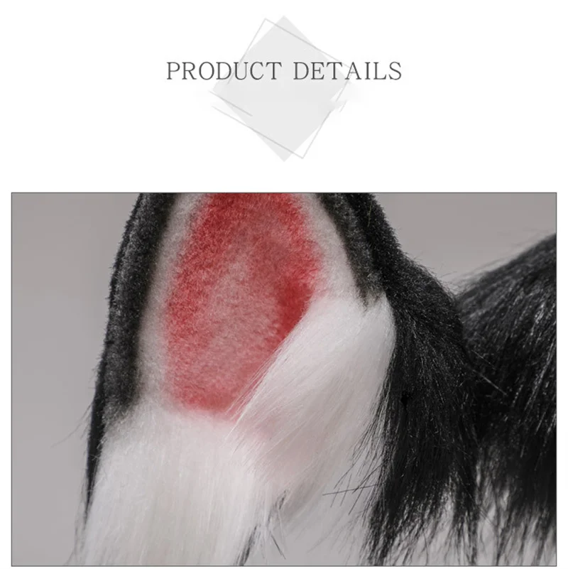 Ободок с ушками Хаски для женщин и девушек