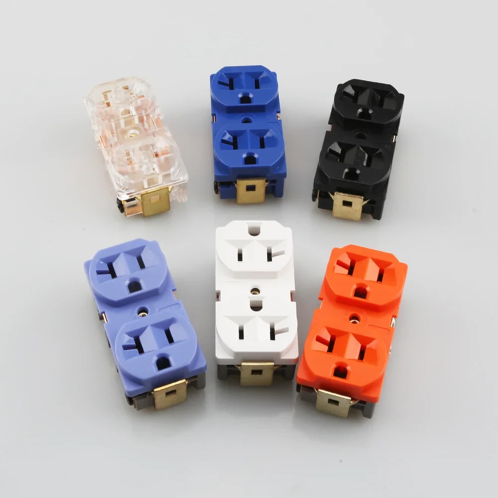 2 шт./4 шт. Audiocrast США дуплексные розетки переменного тока настенная розетка