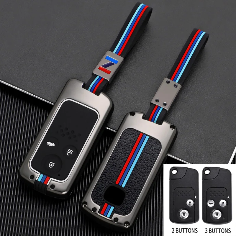 

New Car Smart Key Cover Case Shell Key Bag for Honda Fit Shuttle Freed Spike Hybrid Stepwgn Polit Jazz JadeO dyssey Accessories