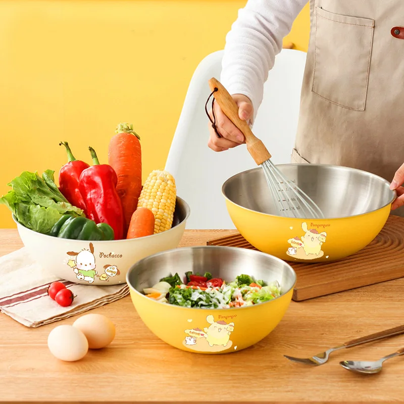 MINISO Миски из нержавеющей стали Sanrio Kawaii