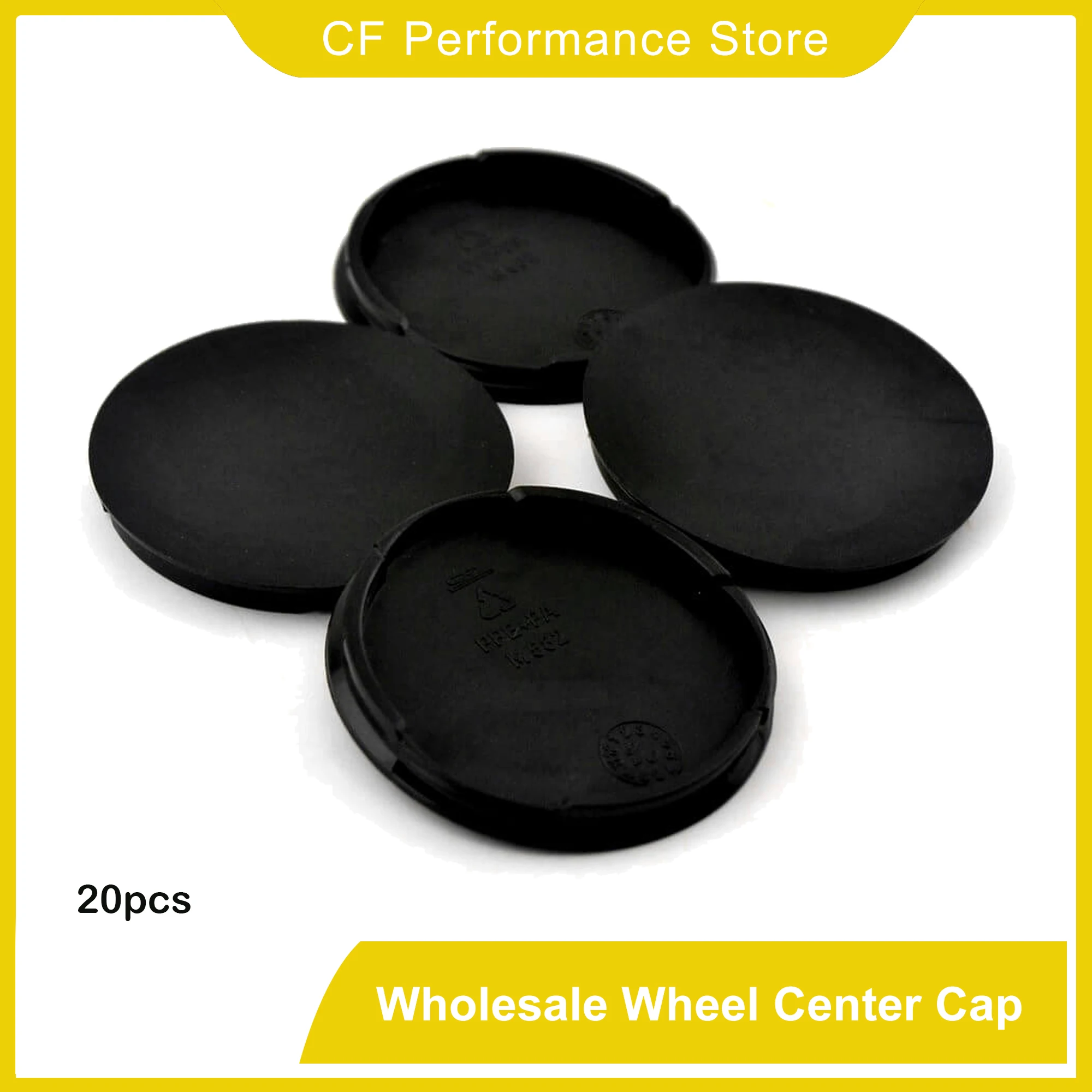 

Колпачок центральной ступицы колеса 20 шт. 55 мм 52 мм для ободка без логотипа Пылезащитная заправка Стайлинг автомобильные аксессуары черный