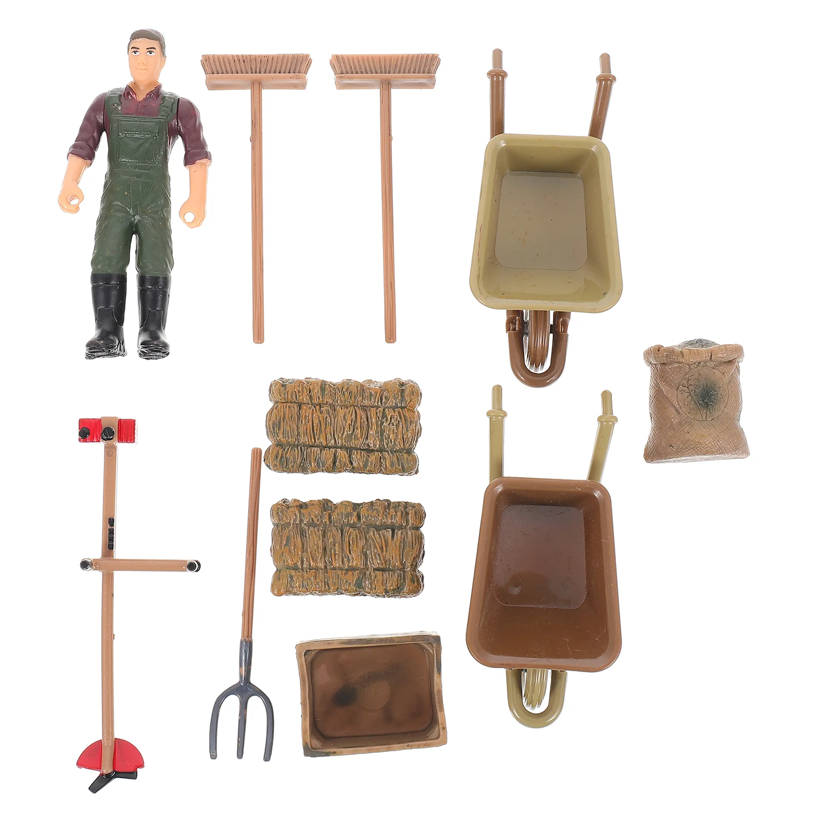 

11 Pcs Simulated Farm Tool Model Simulation Farm Tools Ornament Farm Decor