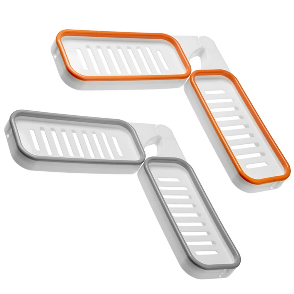 

2Pcs Toilet Storage Racks Wall-mounted Storage Racks Foldable Wall Mounted Racks for Home Bathroom Storage