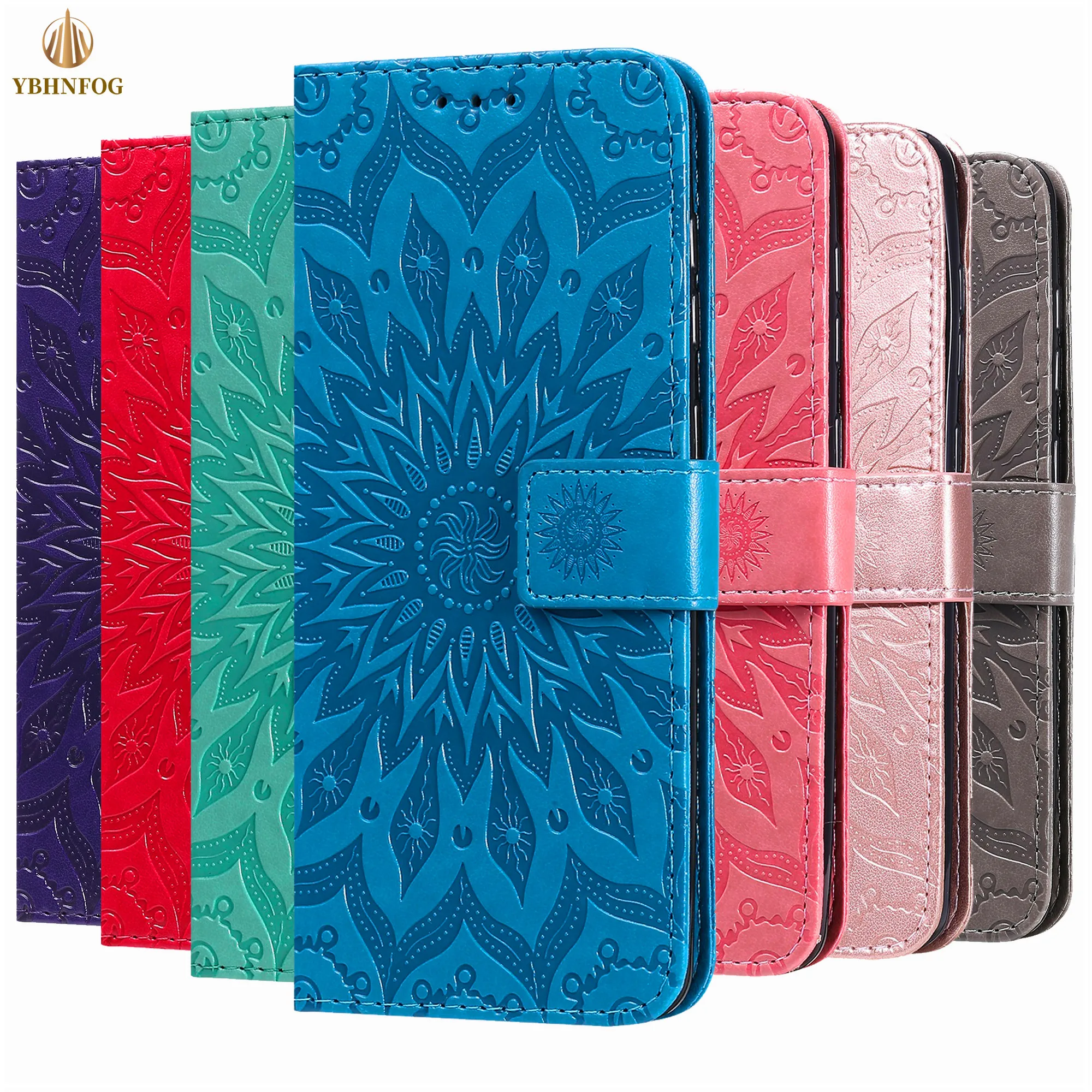 

Leather Flip Case For Samsung Galaxy S8 S9 Plus S10 S20 FE S21 S22 Ultra S5 S6 S7 Edge Wallet Card Slots Stand Cover Phone Coque