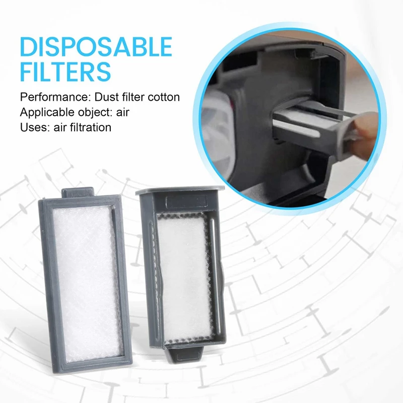 5 комплектов для Respironics Dreamstation 2 CPAP многоразовый фильтр пыльцы и одноразовые