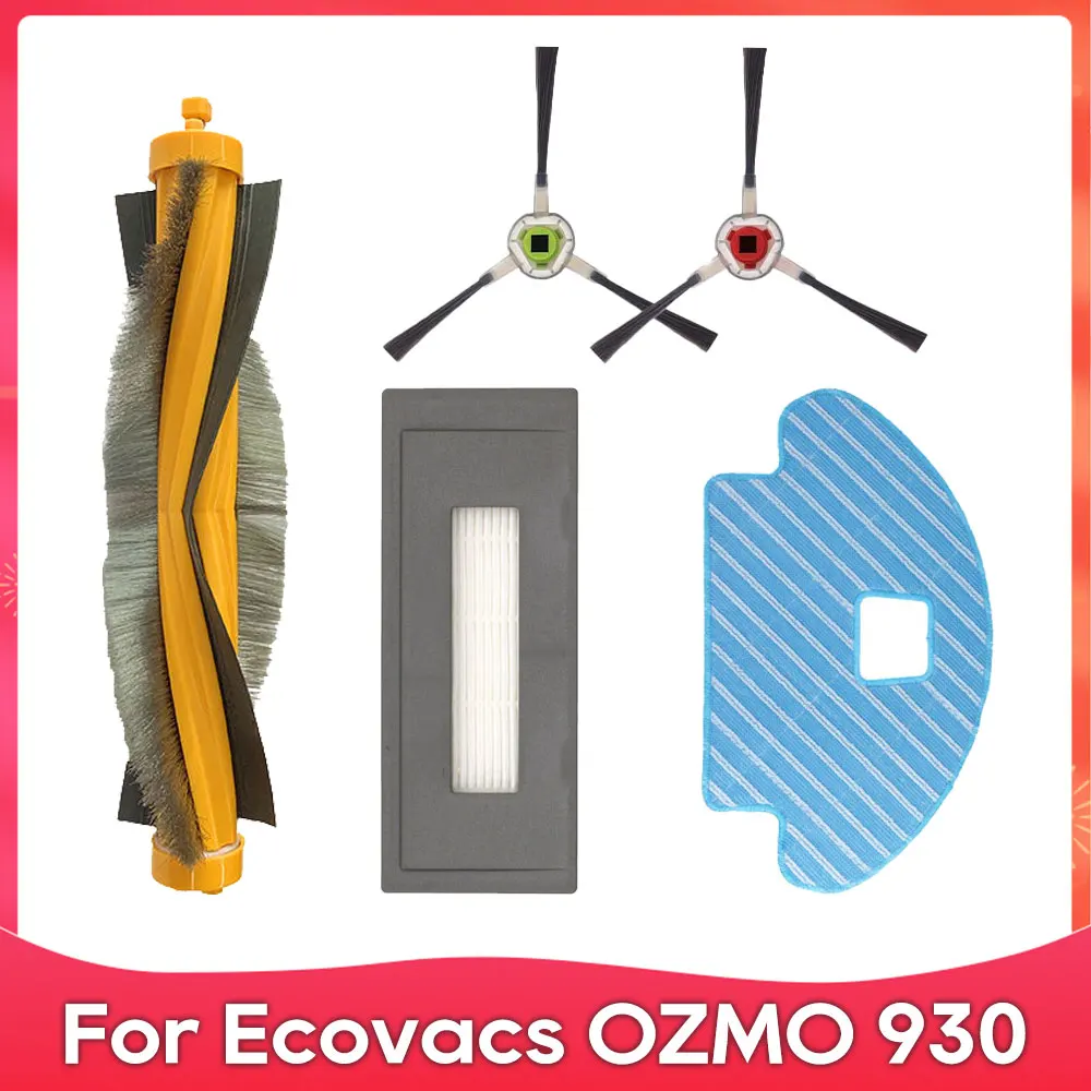 

Подходит для Ecovacs Debot OZMO 930 / iRobot Roomba Combo R111840 - Фильтр, Боковая щетка, Ролик, Моющие тряпки - Запчасти для роботов-пылесосов