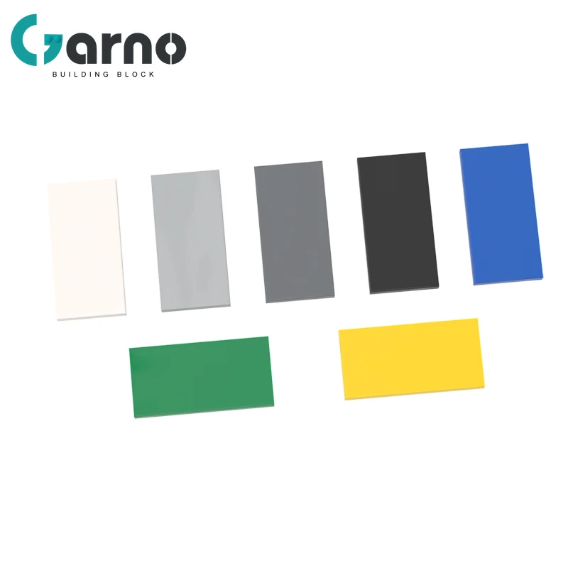 

Garno 10psc Bricks Tile 2x4 DIY MOC Building Blocks Figures Bricks Smooth Educational Size Compatible 87079 Plastic Toys for Kid