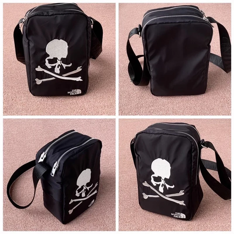 MASTERMIND New MMJ Black Soul Skeleton Bag Mastermind Japan's Multi-Functional Digital Sling Bag Cross-Body Bag and Hanging Bag