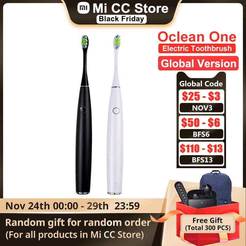 

Зубная щетка Oclean One звуковая электрическая с управлением через приложение