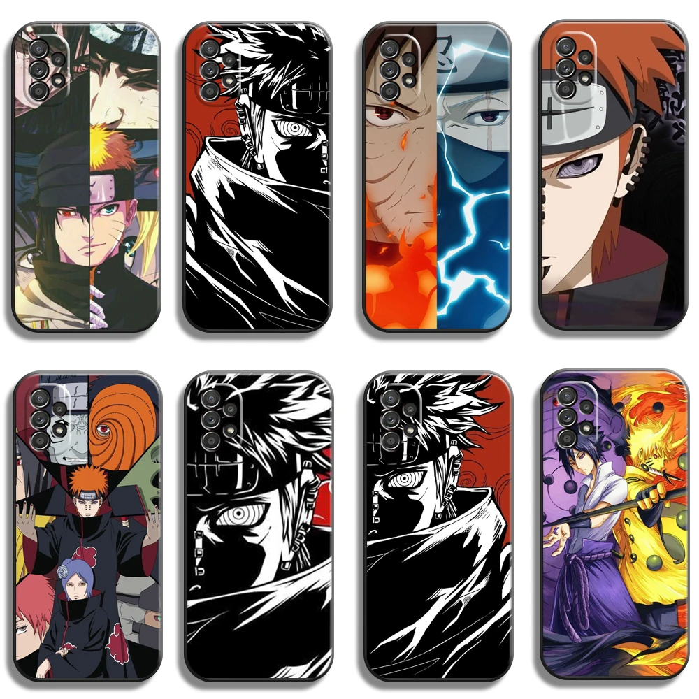 

Naruto Japanese Anime Phone Cases For Samsung A51 4G A51 5G A71 4G A71 5G A52 4G A52 5G A72 4G A72 5G Carcasa Soft TPU Funda