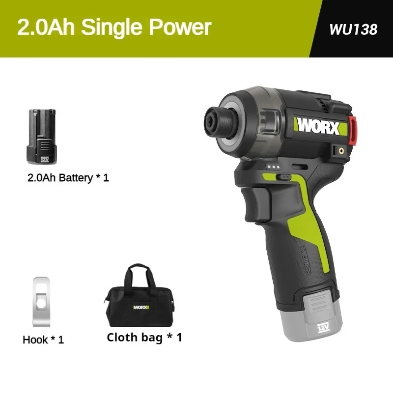 

WORX WU138 Бесщеточная аккумуляторная ударная дрель