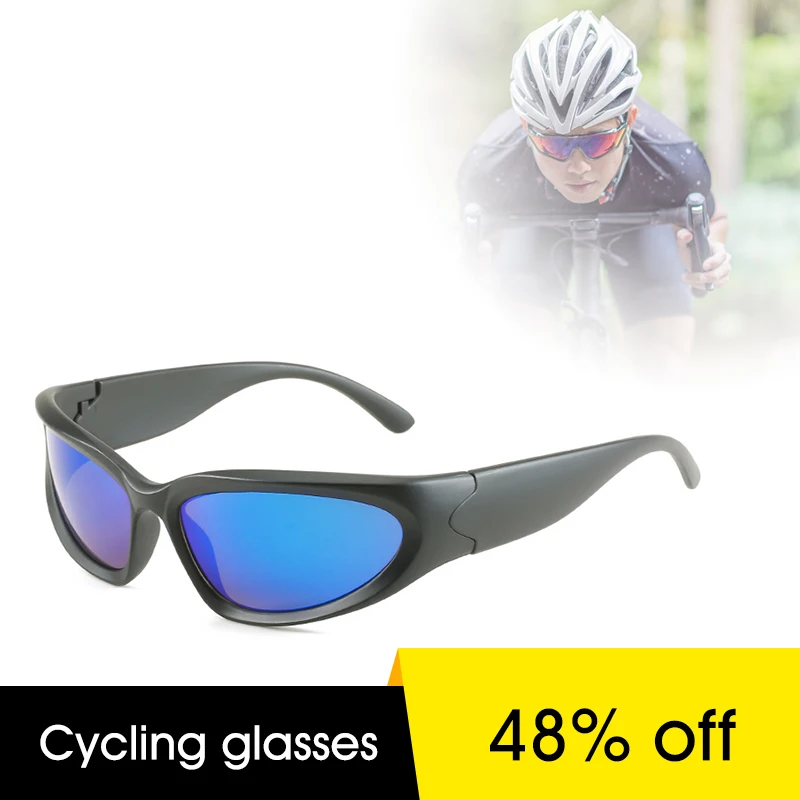 

New Men's and Women's Sunglasses Outdoor Sports Glasses Fashion Bicycle Riding Sunglasses