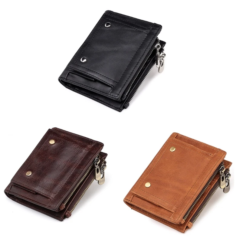 

Men's RFID Business Leather Wallet Pocket Credit Card Holder Bifold Purse