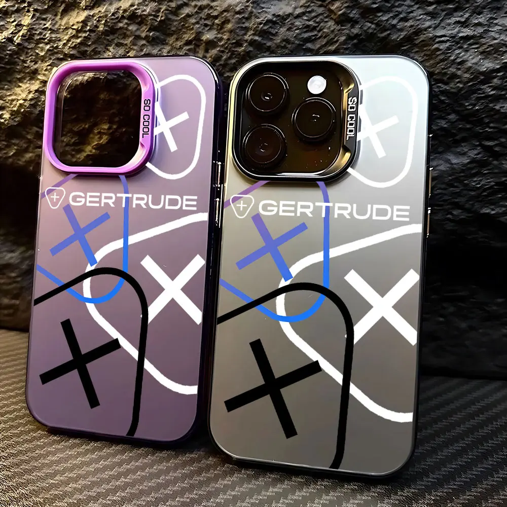 Модный чехол для телефона iPhone 16 15 14 13 12 11 mini Pro Max X XR XSMAX 8 7 Plus матовый против падения