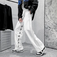 casual sweatpants mens 2022 spring and autumn design sense stitching drape trousers mopping pants harajuku fashion baggy pants