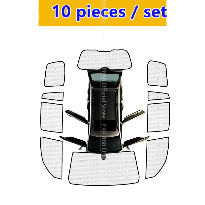 

Автомобильные солнцезащитные очки с полным покрытием для Toyota Land Cruiser 200, J200, 2008 ~ 2021, автомобильный солнцезащитный козырек с защитой от УФ-лучей, солнцезащитный козырек, аксессуары